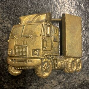 Vintage Truck Belt Buckle